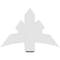 Ekena Millwork Davenport Architectural Grade PVC Gable Bracket, 36"W x 24"H x 6"D x 6"F, 16/12 Pitch GBP036X24X0606DAV00 - alternate 5